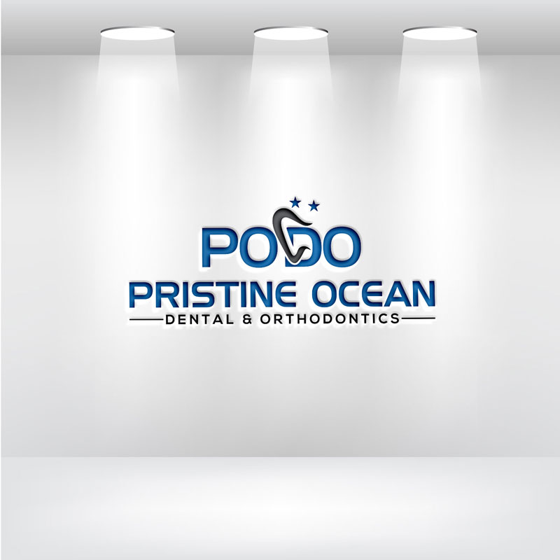Logo-Design von Malkuchulu für Pristine Ocean Dental @ Orthodontics | Design #19084441