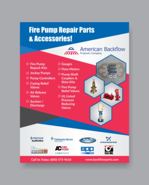 Flyer-Design von DesignMarket für American Backflow Products Company | Design: #19096957