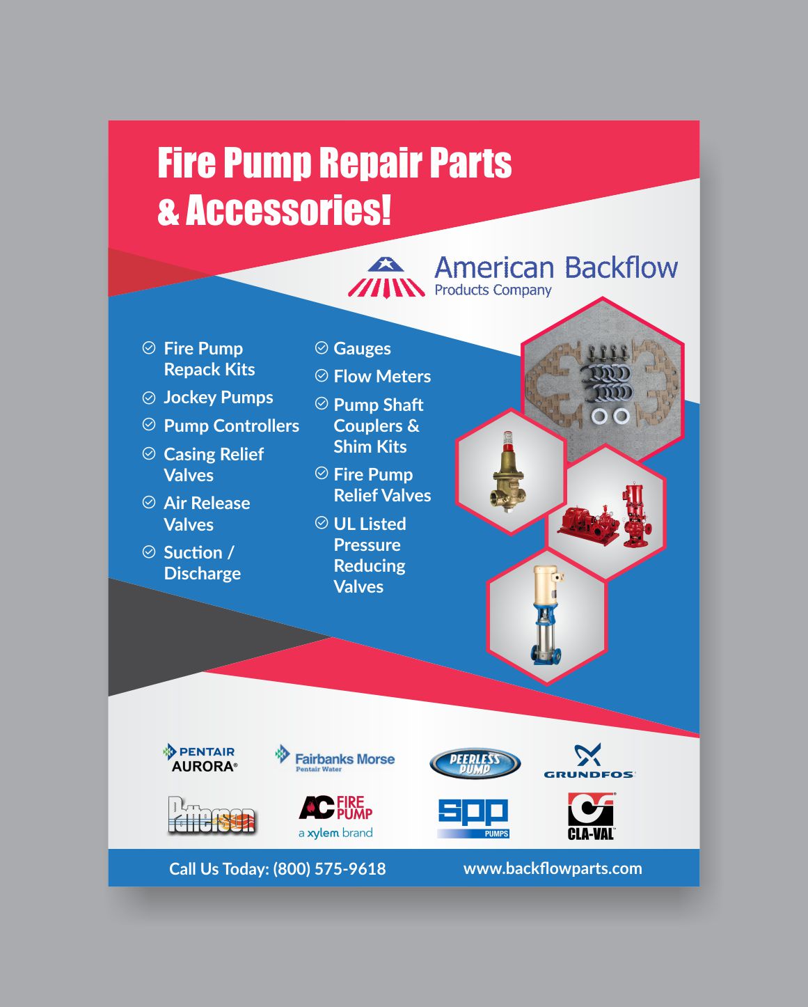 Flyer-Design von DesignMarket für American Backflow Products Company | Design #19096962