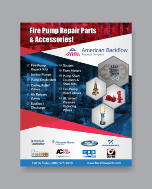 Flyer-Design von DesignMarket für American Backflow Products Company | Design: #19097021