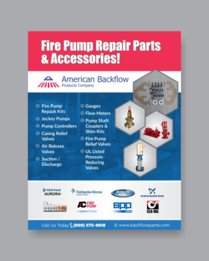 Flyer-Design von DesignMarket für American Backflow Products Company | Design: #19097202