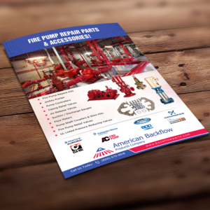 Diseño de Flyer por debdesign para American Backflow Products Company | Diseño: #19143884
