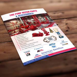 Diseño de Flyer por debdesign para American Backflow Products Company | Diseño: #19143886