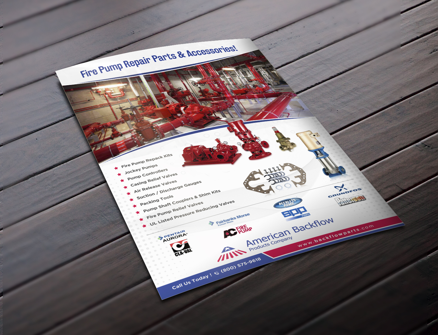 Design de Flyer par debdesign pour American Backflow Products Company | Design #19153335