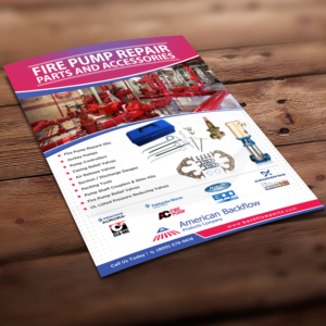 Diseño de Flyer por debdesign para American Backflow Products Company | Diseño: #19261966