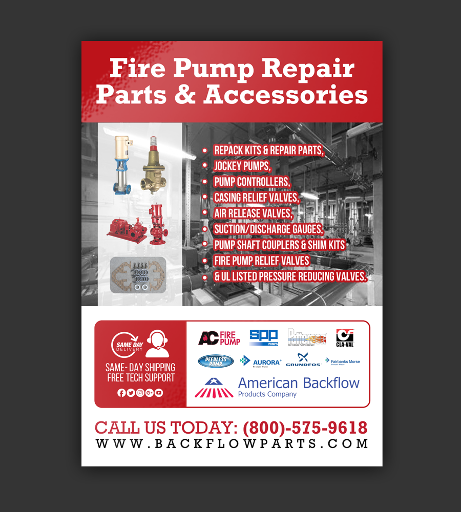 Flyer Design by chandrayaan.creative for American Backflow Products Company | Design #19074626