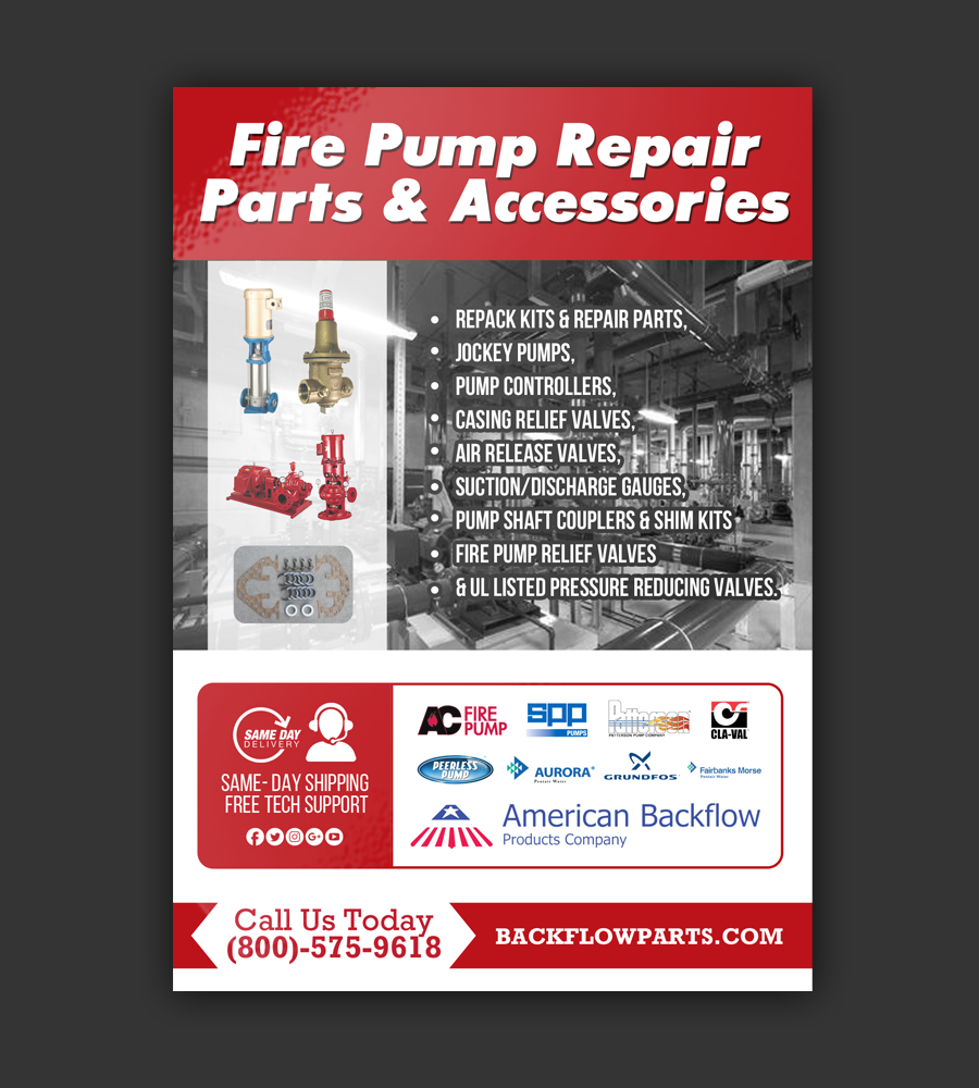 Flyer-Design von chandrayaan.creative für American Backflow Products Company | Design #19074628