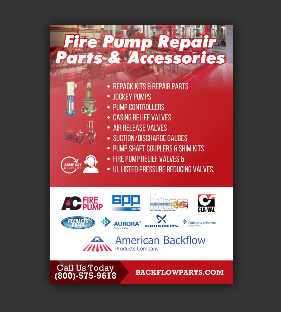 Flyer-Design von chandrayaan.creative für American Backflow Products Company | Design #19075836