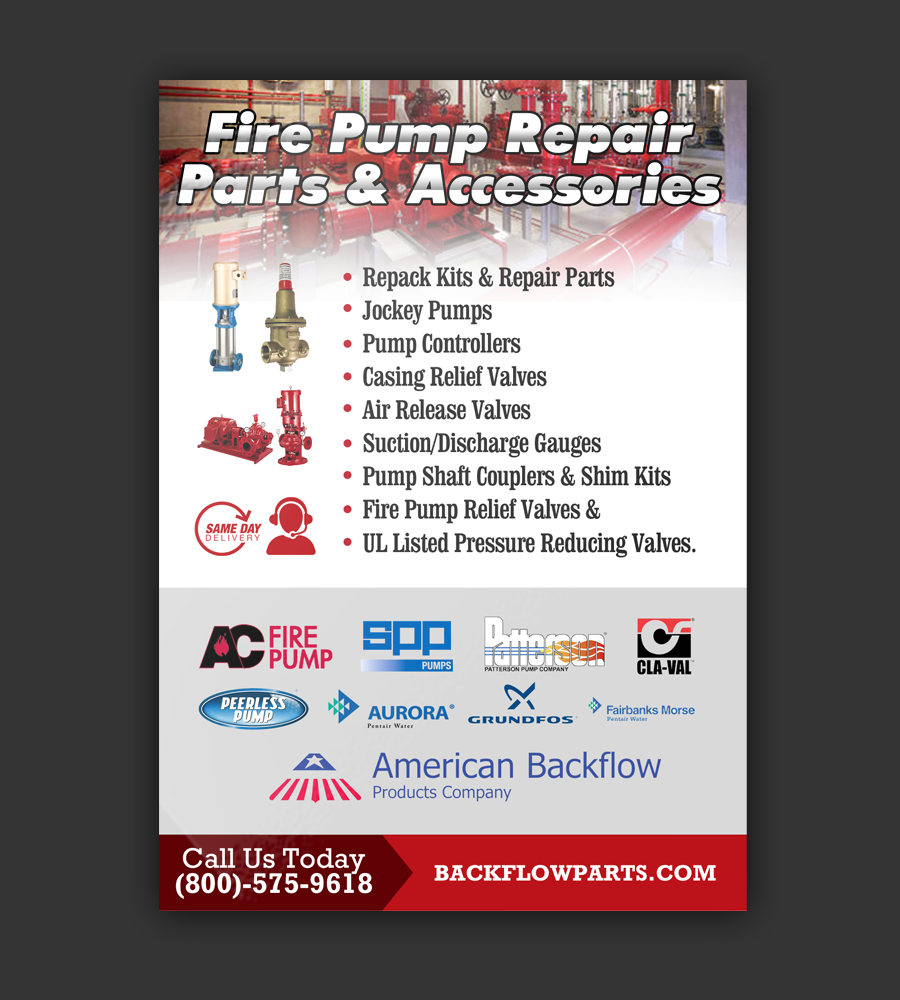 Flyer Design by chandrayaan.creative for American Backflow Products Company | Design #19075837
