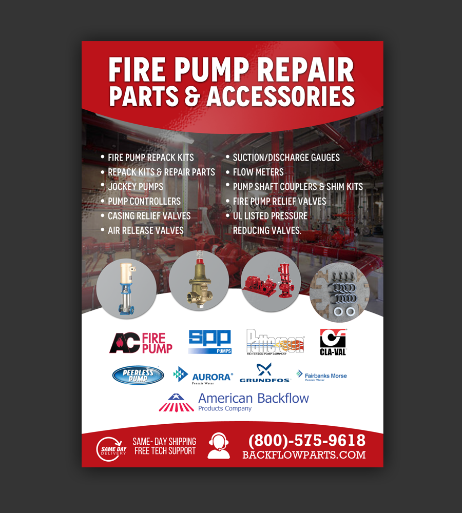 Flyer Design by chandrayaan.creative for American Backflow Products Company | Design #19076413