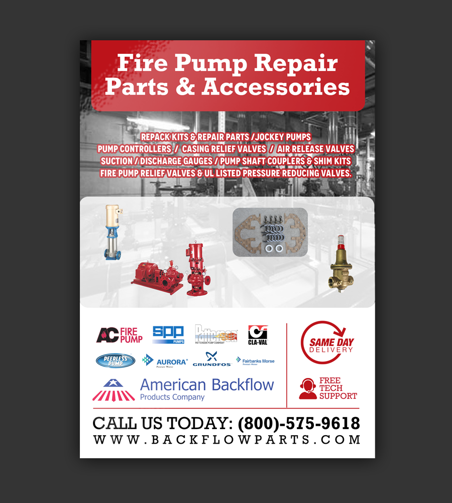 Flyer Design by chandrayaan.creative for American Backflow Products Company | Design #19078944