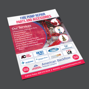 Flyer-Design von Graphics Desk für American Backflow Products Company | Design #19121051