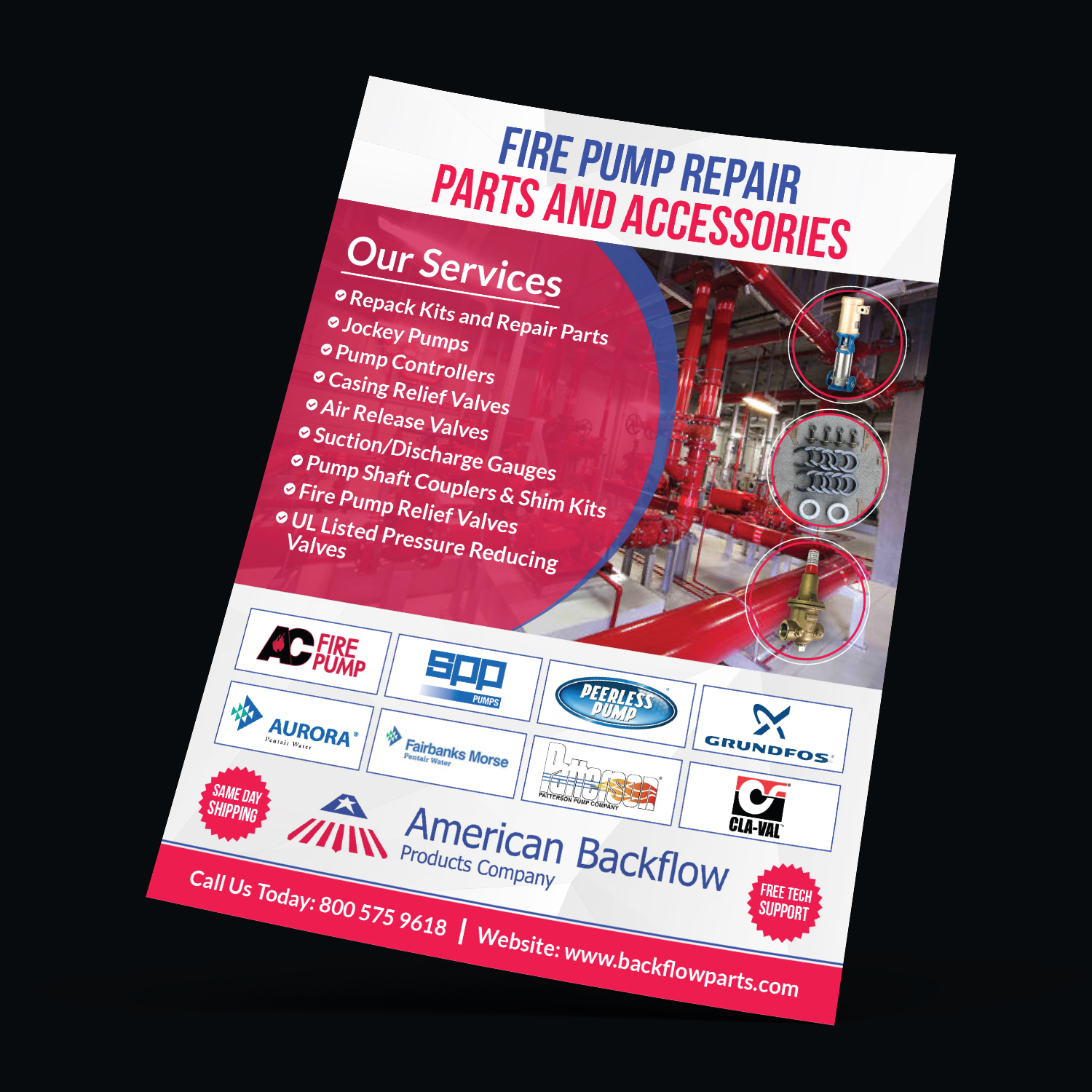 Flyer Design by Graphics Desk for American Backflow Products Company | Design #19141301