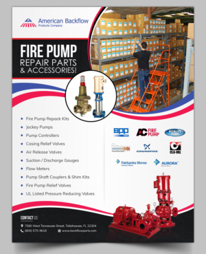 Flyer-Design von SAI DESIGNS für American Backflow Products Company | Design #19090488