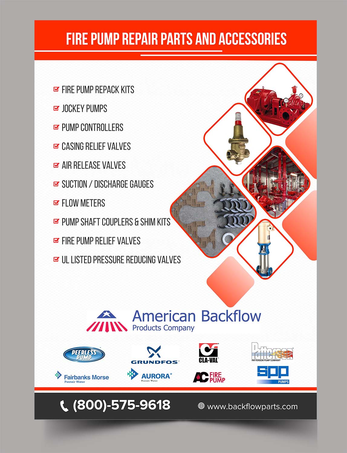 Flyer-Design von SAI DESIGNS für American Backflow Products Company | Design #19090498