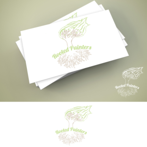 Rooted Painters | Logo Design by ClearDesign
