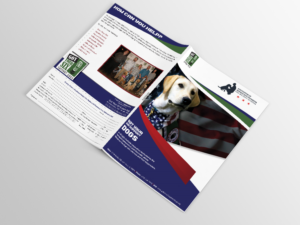 Brochure Design by samanthapaterson1 for Got Your Six Support Dogs | Design #19130061