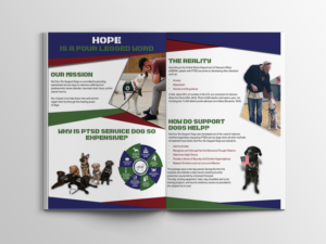 Brochure Design by samanthapaterson1 for Got Your Six Support Dogs | Design: #19130062