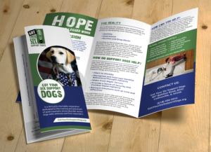 Brochure Design by Deziners Zone for Got Your Six Support Dogs | Design: #19078570