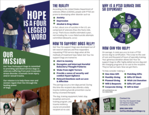 Brochure Design by eleven for Got Your Six Support Dogs | Design: #19093899