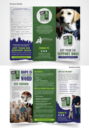 Brochure Design by SAI DESIGNS for Got Your Six Support Dogs | Design: #19096650