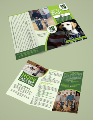 Brochure Design by Dexter Solutions for Got Your Six Support Dogs | Design #19111283