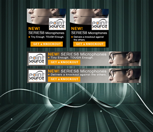 Banner Ad Design by uk for Point Source Audio | Design: #2881186