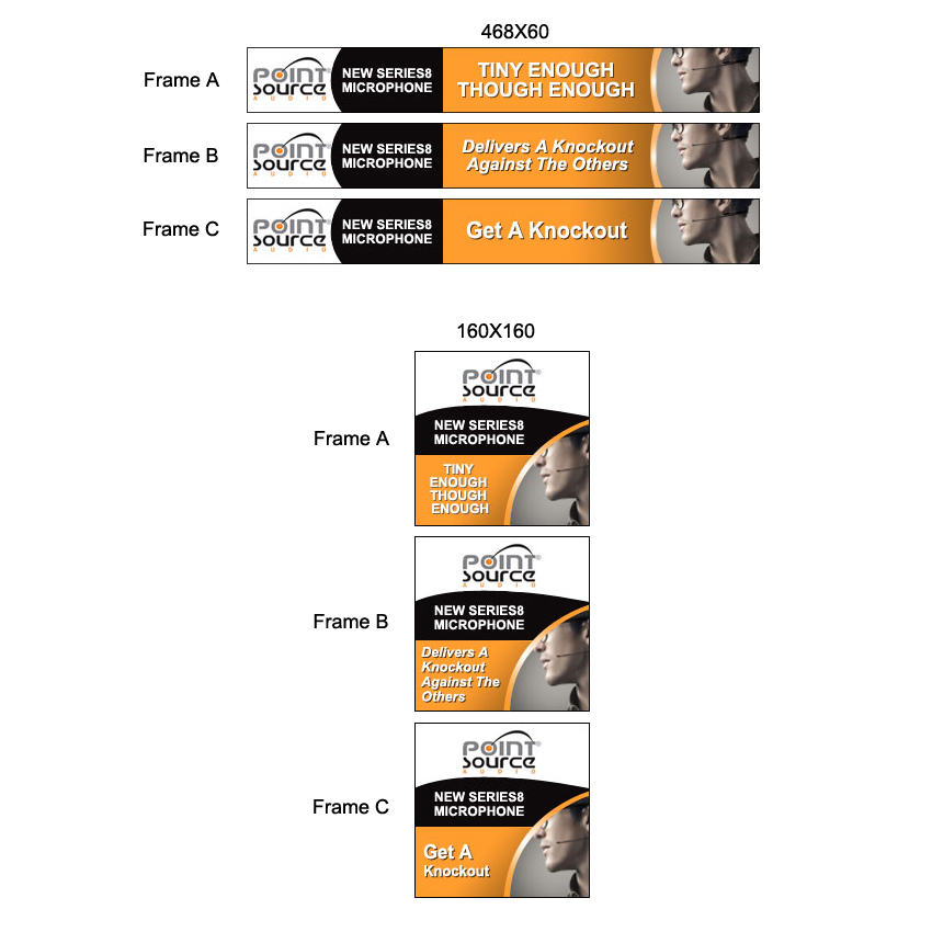 Banner-Design von DesignXyz für Point Source Audio | Design #2884525