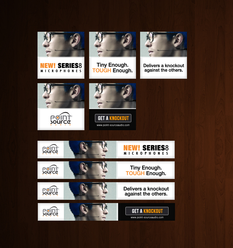 Banner Ad Design by Miekee09 for Point Source Audio | Design #2897677
