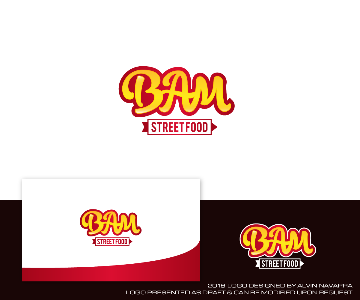 Logo Design by alvinnavarra for BAM Street Food | Design #19095774