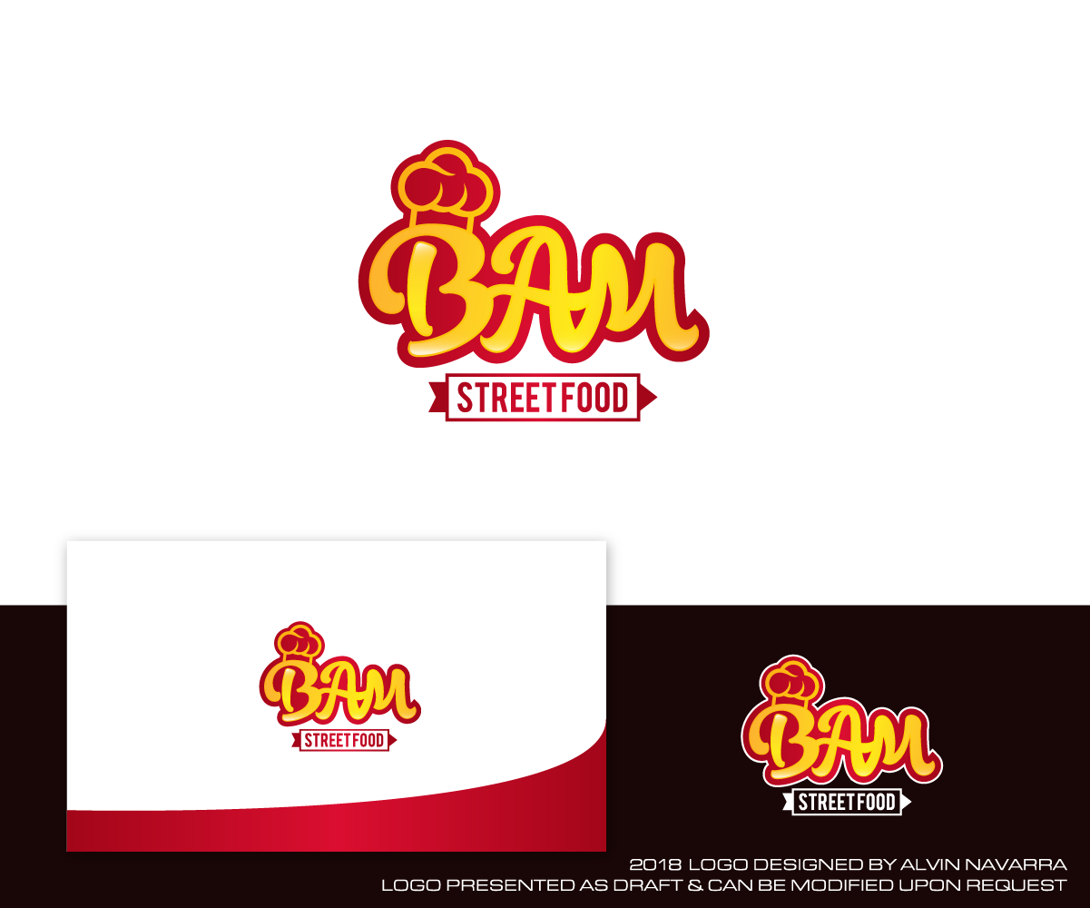 Logo Design by alvinnavarra for BAM Street Food | Design #19108022