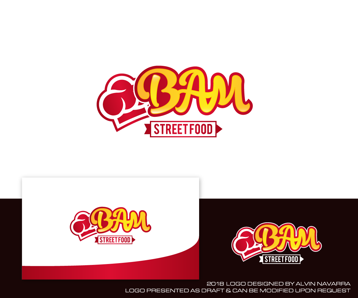 Logo Design by alvinnavarra for BAM Street Food | Design #19108360