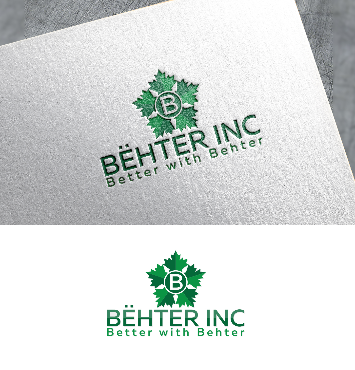 Logo Design by Impressive Solutions for Behter Inc. | Design #19075503