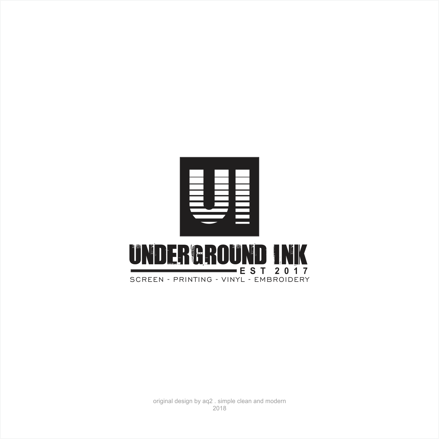 Logo Design by Arham Hidayat for The Underground Ink | Design #19123534