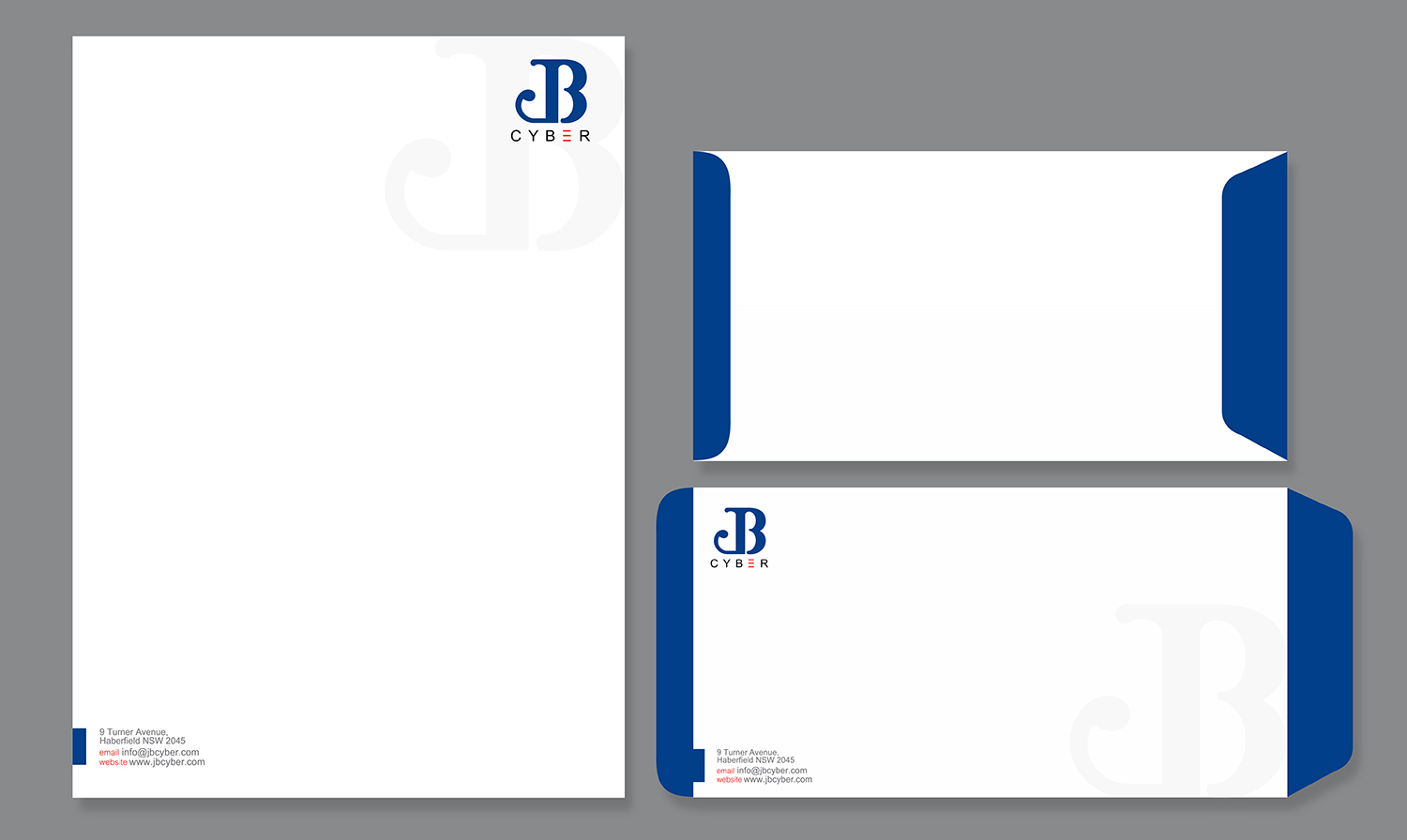 Stationery Design by sanalkumar for JB Cyber Pty Ltd | Design #19073524
