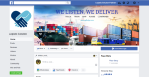 Facebook-Design von yadunath für Logistic Solution Partners | Design: #19261779
