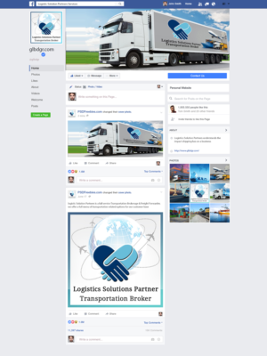 Facebook-Design von Kavitha Rajagopal für Logistic Solution Partners | Design: #19279744