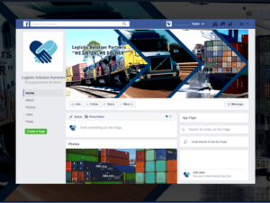 Facebook-Design von 69demo für Logistic Solution Partners | Design #19301924