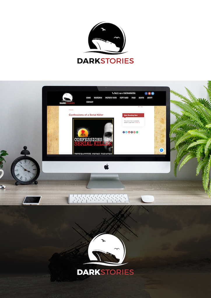 Logo Design by christianpoetoe for Dark Stories Pty Ltd | Design #19082599