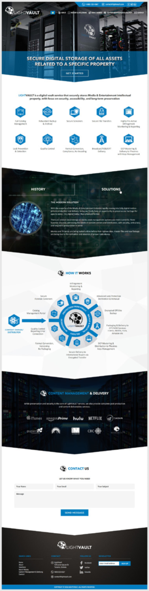 Digital Asset Management service needs a complete website design. | Web-Design von -Marc-
