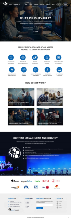 Web Design by pb for 9 Light Entertainment | Design: #19089283