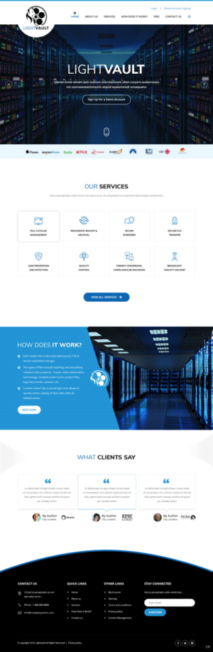 Web Design by pb for 9 Light Entertainment | Design: #19089284