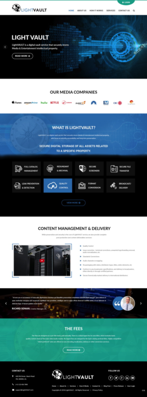 Web Design by pb for 9 Light Entertainment | Design: #19089288