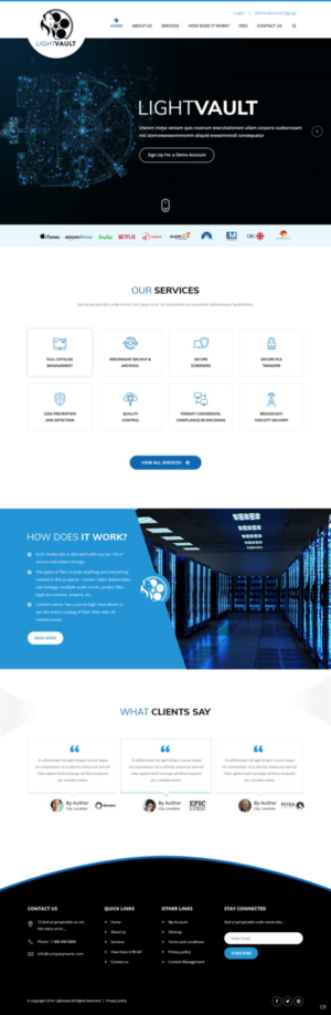 Web Design by pb for 9 Light Entertainment | Design: #19089289