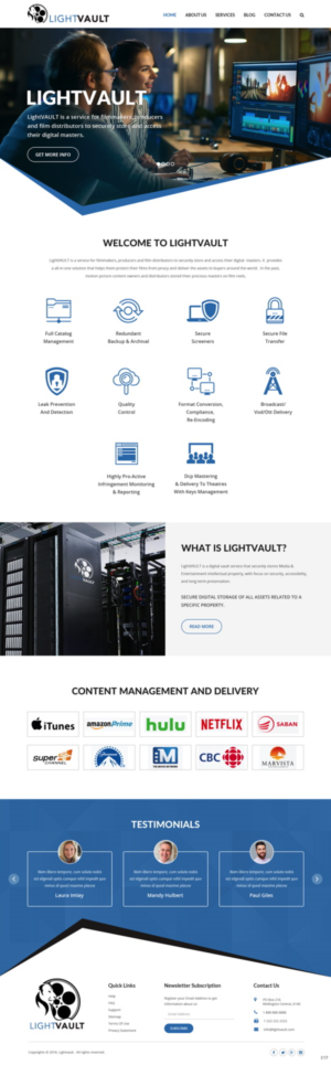Web Design by pb for 9 Light Entertainment | Design: #19089291