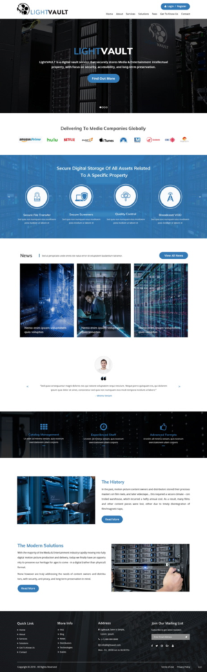 Web Design by pb for 9 Light Entertainment | Design: #19089303