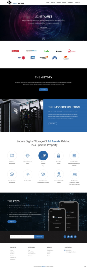 Web Design by pb for 9 Light Entertainment | Design: #19089304