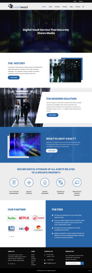 Web Design by pb for 9 Light Entertainment | Design: #19089306