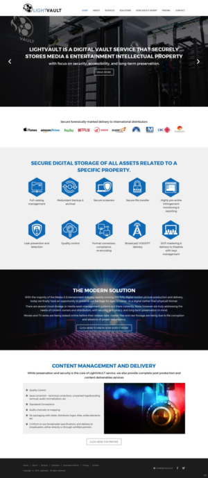 Web Design by pb for 9 Light Entertainment | Design: #19089326
