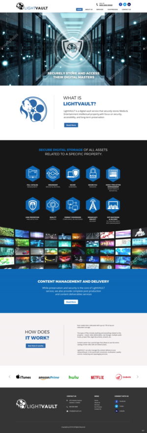 Web Design by pb for 9 Light Entertainment | Design: #19089327